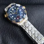 1:1 Super Clone Uhr Omega Seamaster 300M 210.20.42.20.03.001 Bicolor Blau 42mm