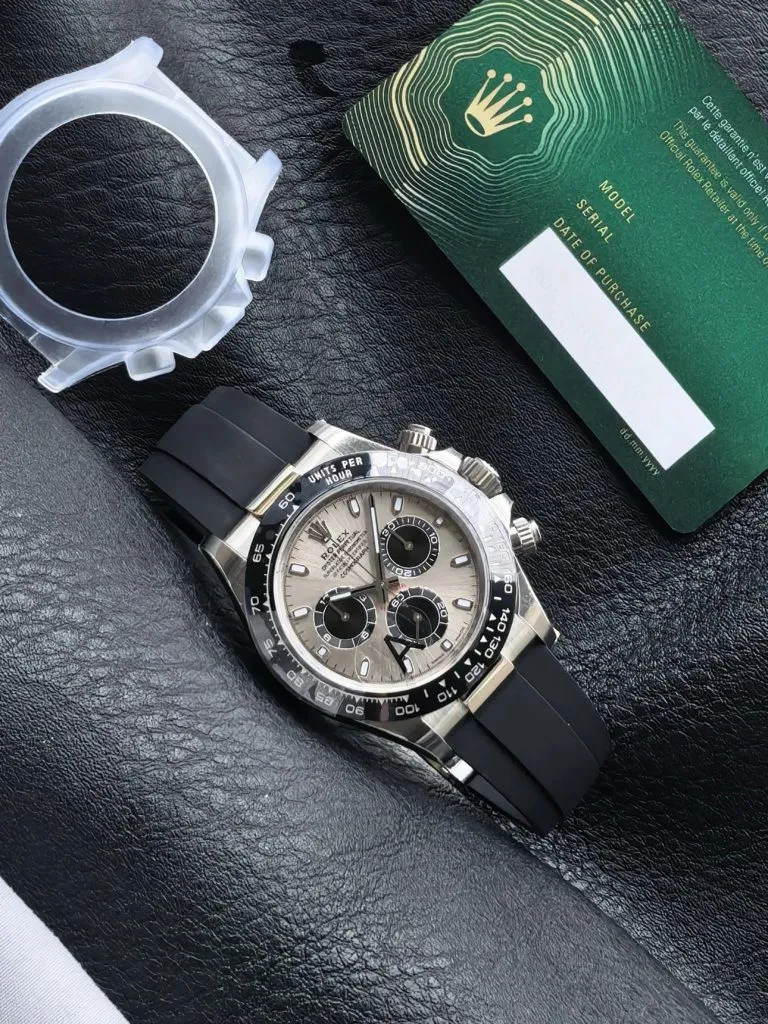 Super Clone Rolex Daytona M116519LN-0027 Weißgold Zementgrau 40mm