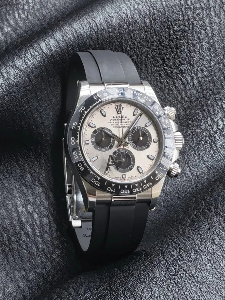 Super Clone Rolex Daytona M116519LN-0027 Weißgold Zementgrau 40mm