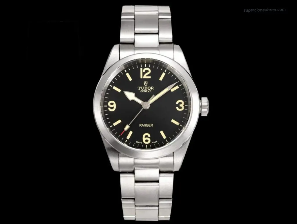 Super Clone Tudor Ranger M79950-0001 Edelstahl Schwarzes Zifferblatt 39mm