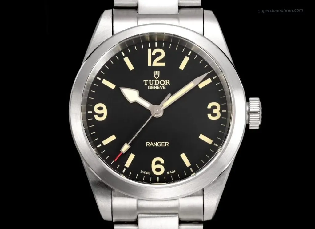 Super Clone Tudor Ranger M79950-0001 Edelstahl Schwarzes Zifferblatt 39mm