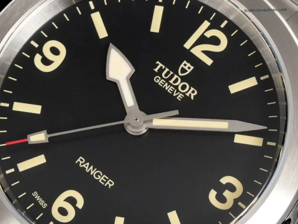 Super Clone Tudor Ranger M79950-0001 Edelstahl Schwarzes Zifferblatt 39mm