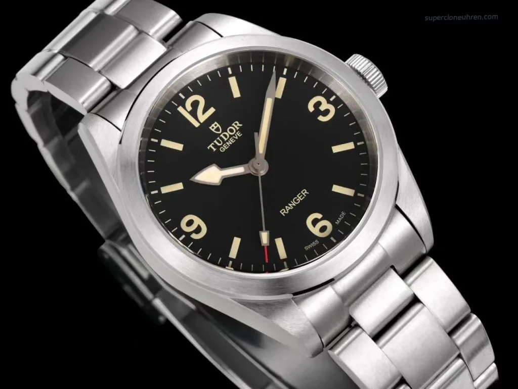 Super Clone Tudor Ranger M79950-0001 Edelstahl Schwarzes Zifferblatt 39mm