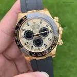 1:1 Super Clone Rolex Daytona M116518ln-0048 Gelbgold Schwarz 40mm