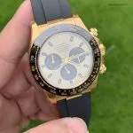 1:1 Super Clone Rolex Daytona M116518ln-0048 Gelbgold Schwarz 40mm