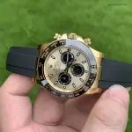 1:1 Super Clone Rolex Daytona M116518ln-0048 Gelbgold Schwarz 40mm