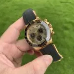 1:1 Super Clone Rolex Daytona M116518ln-0048 Gelbgold Schwarz 40mm