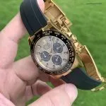 1:1 Super Clone Rolex Daytona M116518ln-0048 Gelbgold Schwarz 40mm