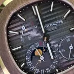 1:1 Super Clone Uhr Patek Philippe Nautilus 5712R-001 Roségold Mondphase 40mm