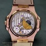 1:1 Super Clone Uhr Patek Philippe Nautilus 5712R-001 Roségold Mondphase 40mm
