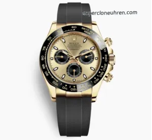 1:1 Super Clone Rolex Daytona M116518ln-0048 Gelbgold Schwarz 40mm