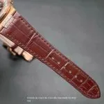 1:1 Super Clone Uhr Patek Philippe Nautilus 5724R-001 Roségold Moissanit 40mm