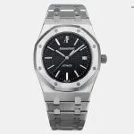 1:1 Super Clone Uhr Audemars Piguet Royal Oak 15300ST Schwarzes Zifferblatt Edelstahl 39mm