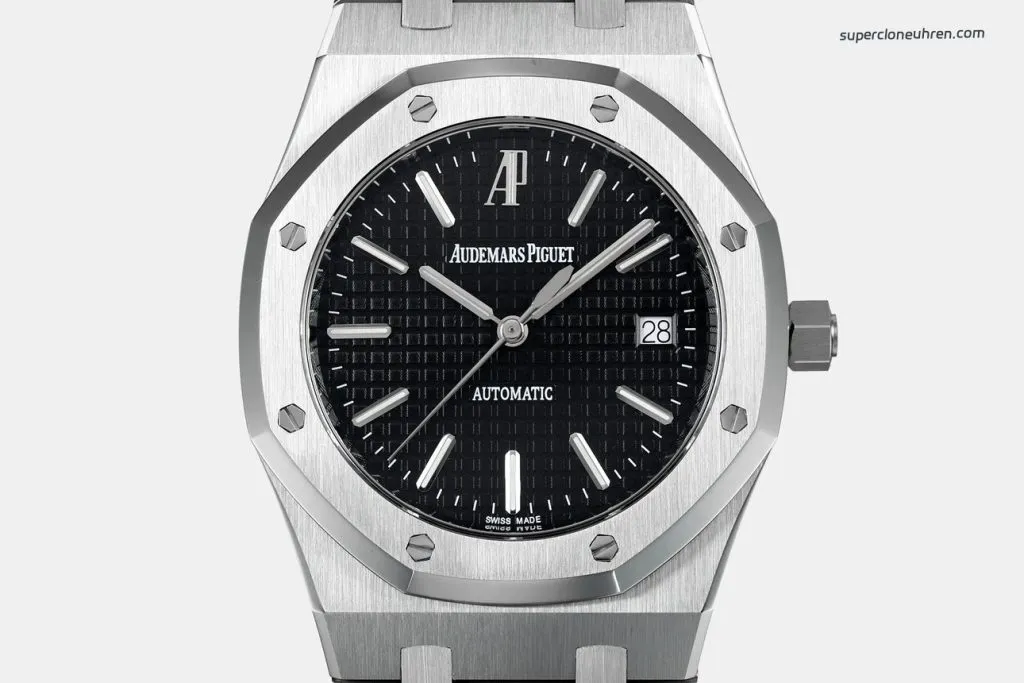 1:1 Super Clone Uhr Audemars Piguet Royal Oak 15300ST Schwarzes Zifferblatt Edelstahl 39mm