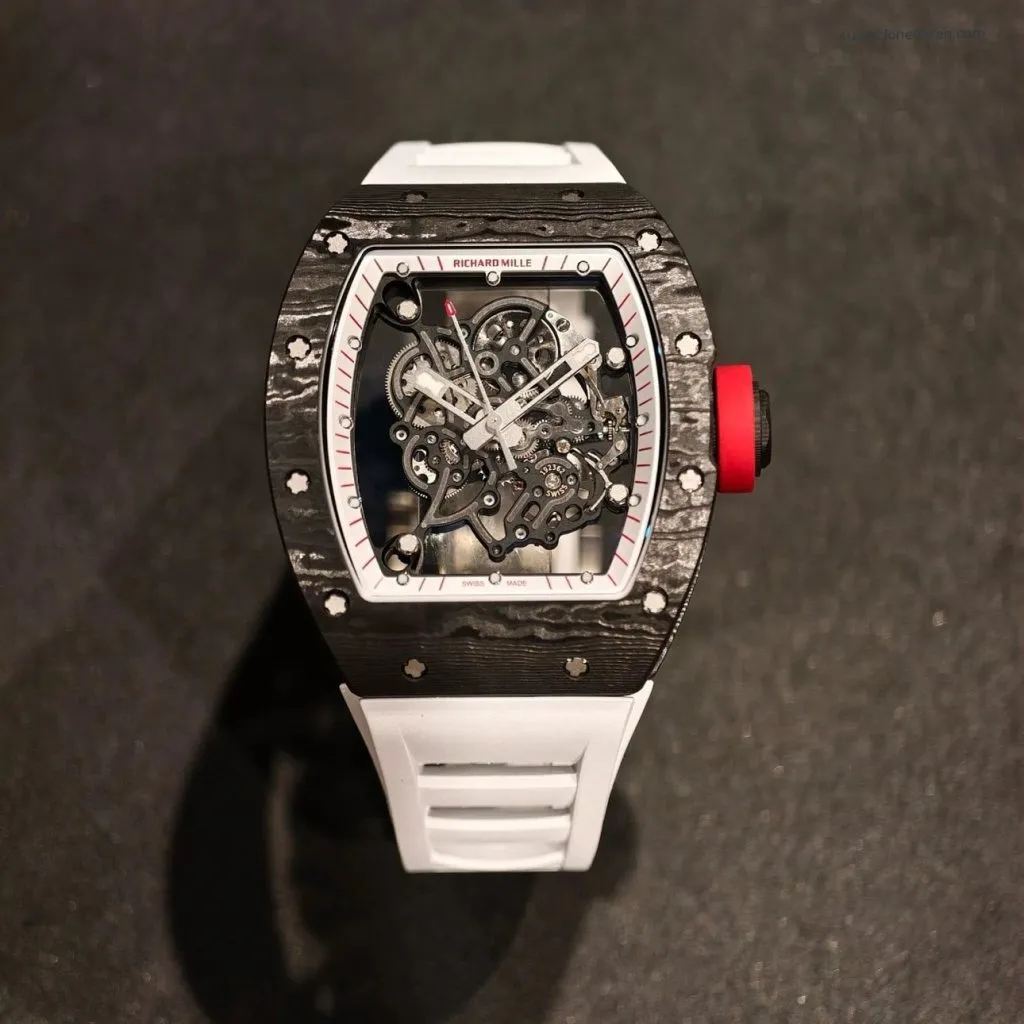 1:1 Super Clone Uhr Richard Mille RM055 NTPT Carbon Skelett 49.9mm