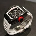 1:1 Super Clone Uhr Richard Mille RM055 NTPT Carbon Skelett 49.9mm