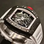 1:1 Super Clone Uhr Richard Mille RM055 NTPT Carbon Skelett 49.9mm