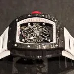 1:1 Super Clone Uhr Richard Mille RM055 NTPT Carbon Skelett 49.9mm