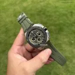 1:1 Super Clone Uhr Audemars Piguet Royal Oak Offshore 26420 Khaki-Grün Titan 43mm