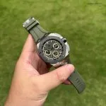 1:1 Super Clone Uhr Audemars Piguet Royal Oak Offshore 26420 Khaki-Grün Titan 43mm