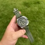 1:1 Super Clone Uhr Audemars Piguet Royal Oak Offshore 26420 Khaki-Grün Titan 43mm