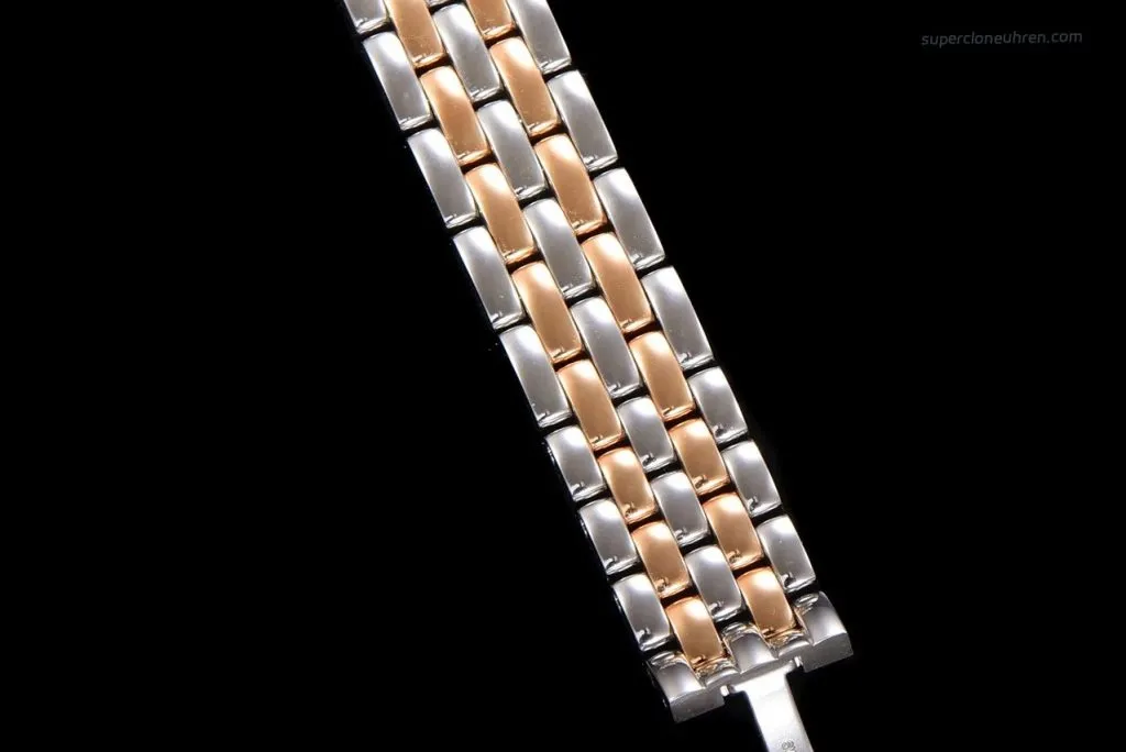 Super Clone Uhr Cartier Panthère W3PN0007 Roségold Diamant 27*37 mm