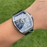 1:1 Super Clone Uhr Franck Muller Vanguard Yachting V 45 SC DT Blaues Zifferblatt 45mm