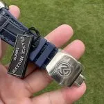 1:1 Super Clone Uhr Franck Muller Vanguard Yachting V 45 SC DT Blaues Zifferblatt 45mm