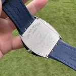 1:1 Super Clone Uhr Franck Muller Vanguard Yachting V 45 SC DT Blaues Zifferblatt 45mm