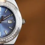 1:1 Super Clone Uhr Vacheron Constantin Overseas 1225V/200A-B590 Edelstahl Diamantlünette 33mm