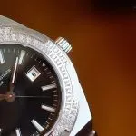 Super Clone Vacheron Constantin Overseas 1205V/100A-B591 Diamantlünette 33mm