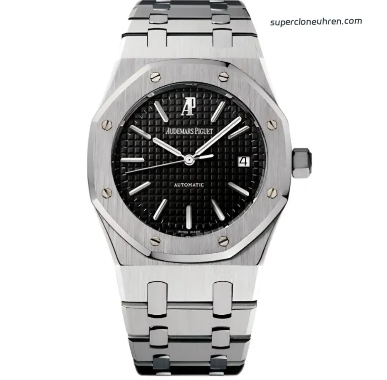 1:1 Super Clone Uhr Audemars Piguet Royal Oak 15300ST Schwarzes Zifferblatt Edelstahl 39mm