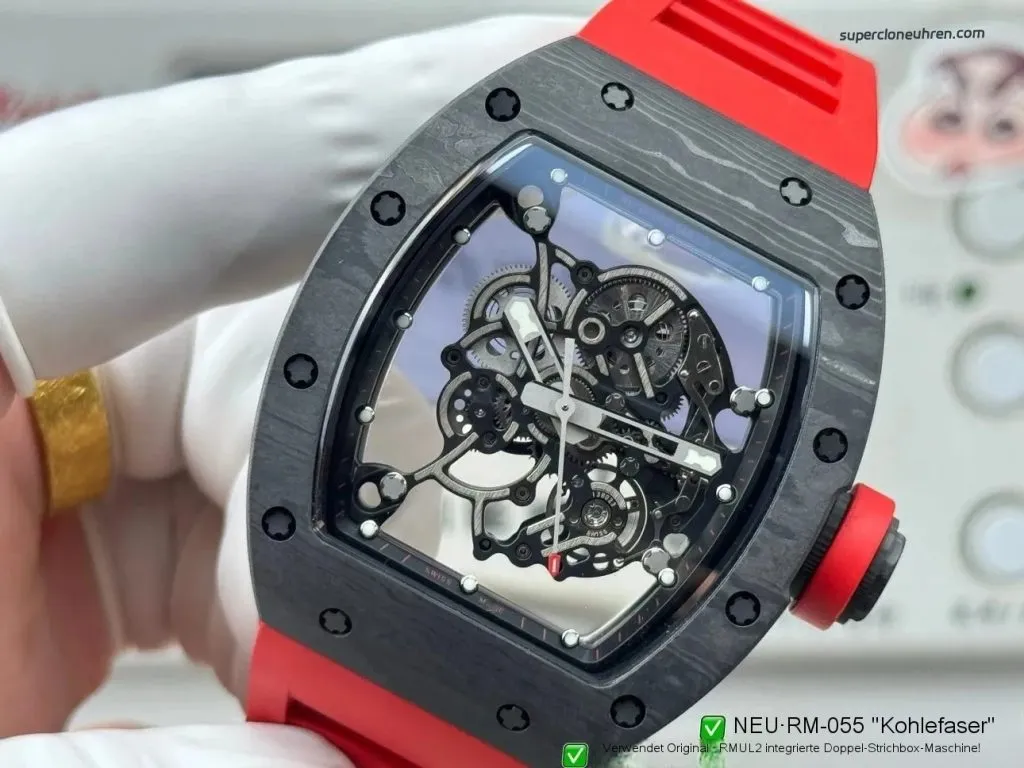 Super Clone Richard Mille RM 055 NTPT Carbon 42.7mm