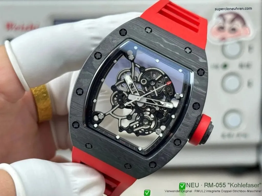 Super Clone Richard Mille RM 055 NTPT Carbon 42.7mm