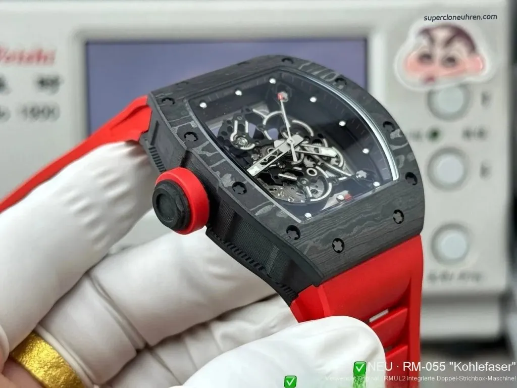Super Clone Richard Mille RM 055 NTPT Carbon 42.7mm